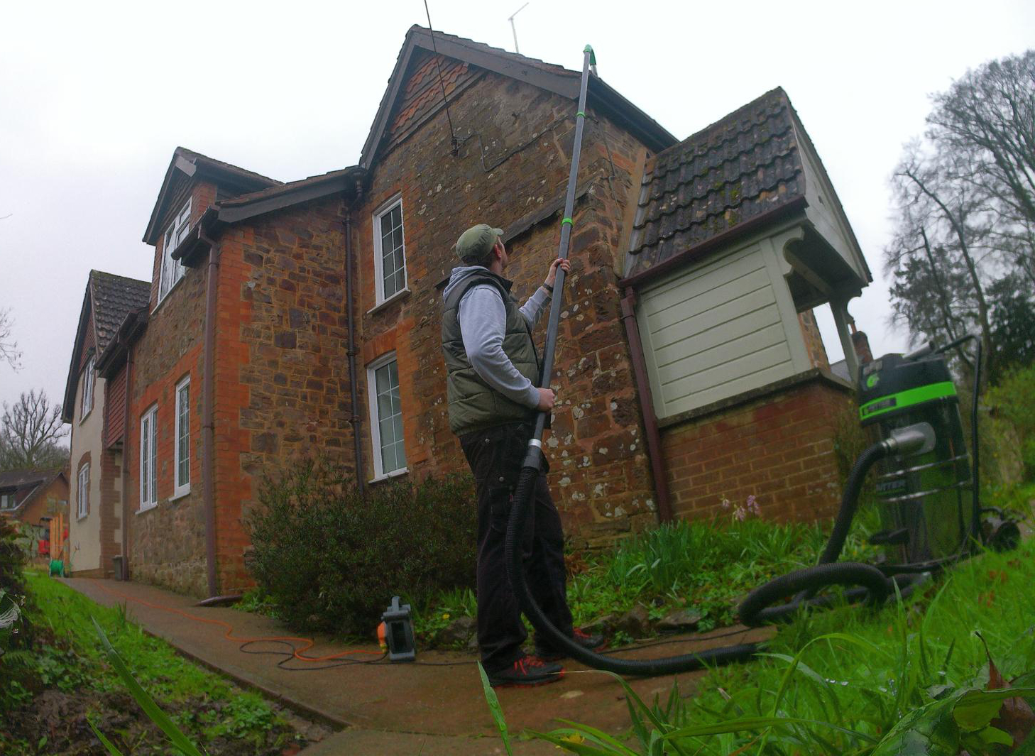Gutter clearance and repair work