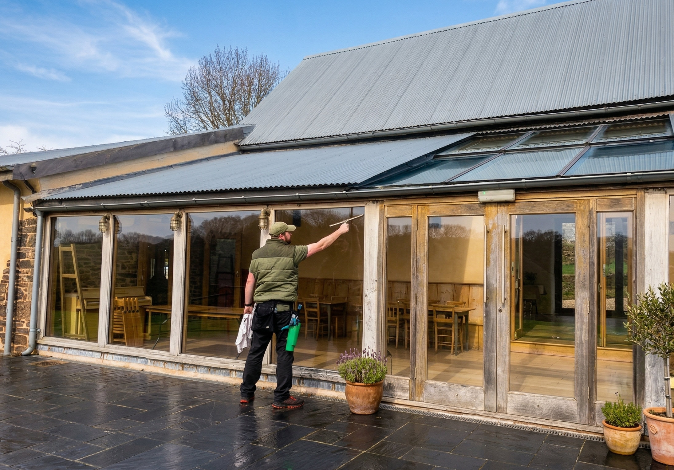 Peter J Hayward, founder of Hayward's Exterior Cleaning Services